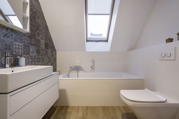 Attic Bathroom Construction in Vancouver